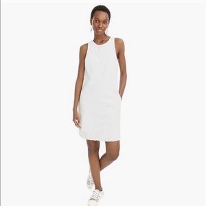 JCrew White Denim Shift Dress NWT
